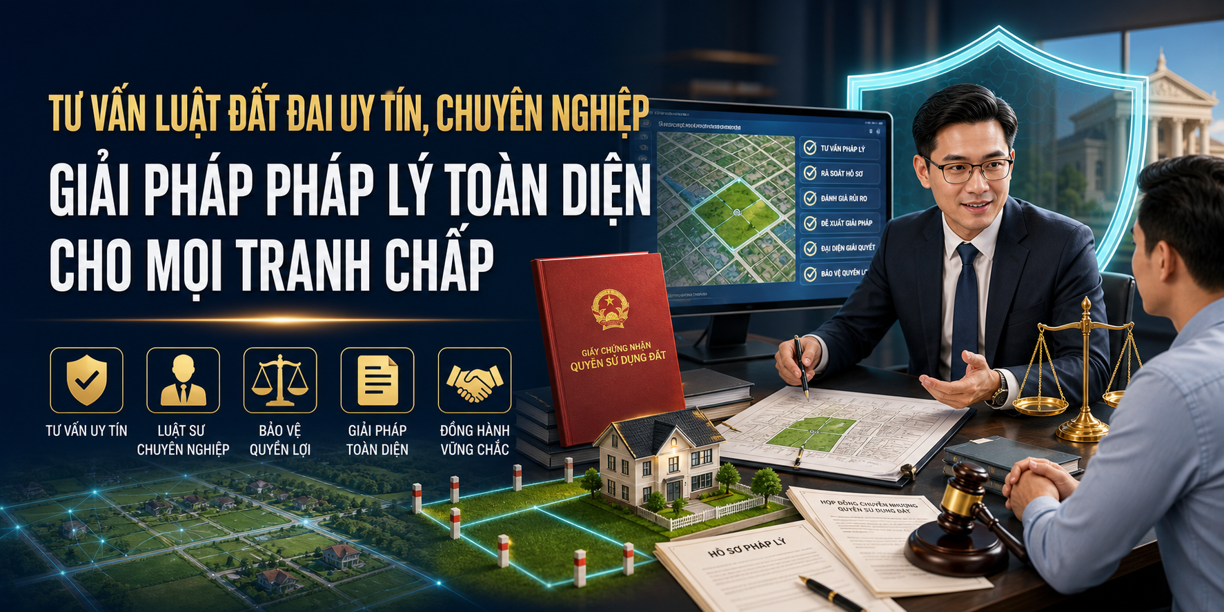 Tư Vấn Luật Đất Đai Uy Tín, Chuyên Nghiệp – Giải Pháp Pháp Lý Toàn Diện Cho Mọi Tranh Chấp