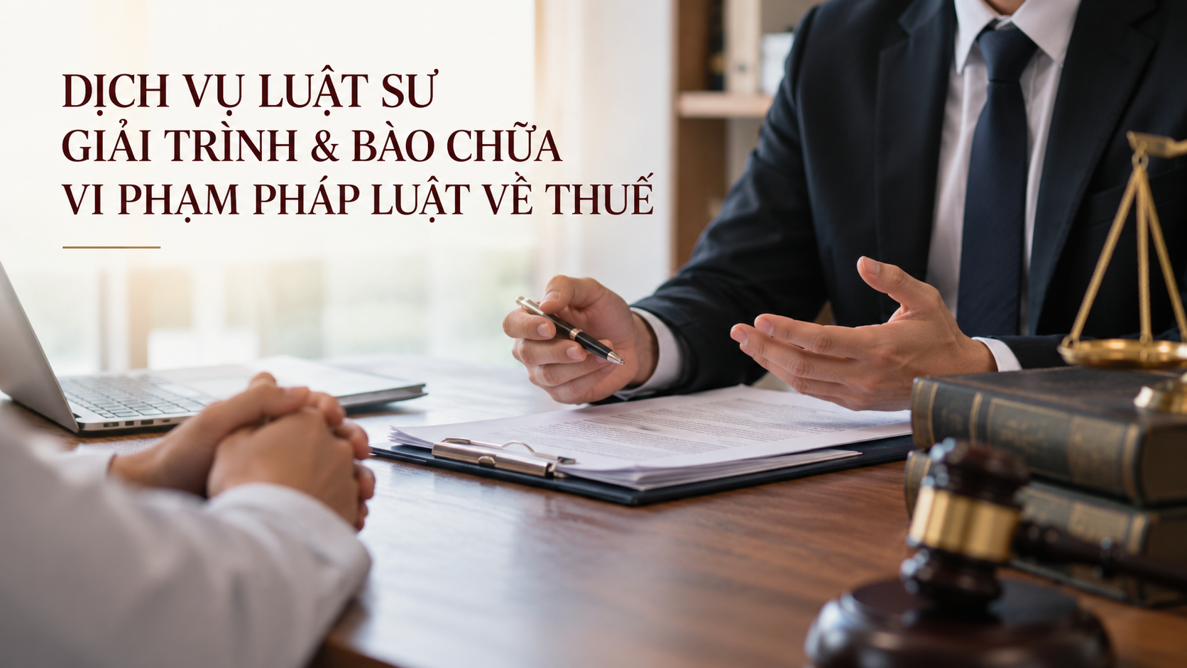DỊCH VỤ LUẬT SƯ GIẢI TRÌNH & BÀO CHỮA VI PHẠM PHÁP LUẬT VỀ THUẾ