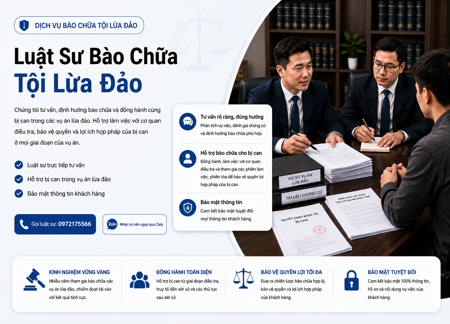 luật sư bào chữa tội chiếm đoạt tài sản
