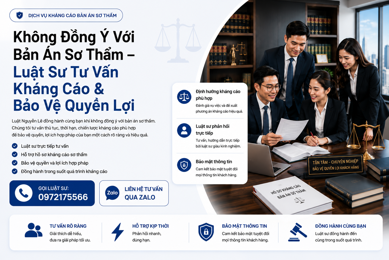 Bị Tòa Sơ Thẩm Xử Bất Lợi? Luật Sư Hỗ Trợ Kháng Cáo Ngay Hôm Nay