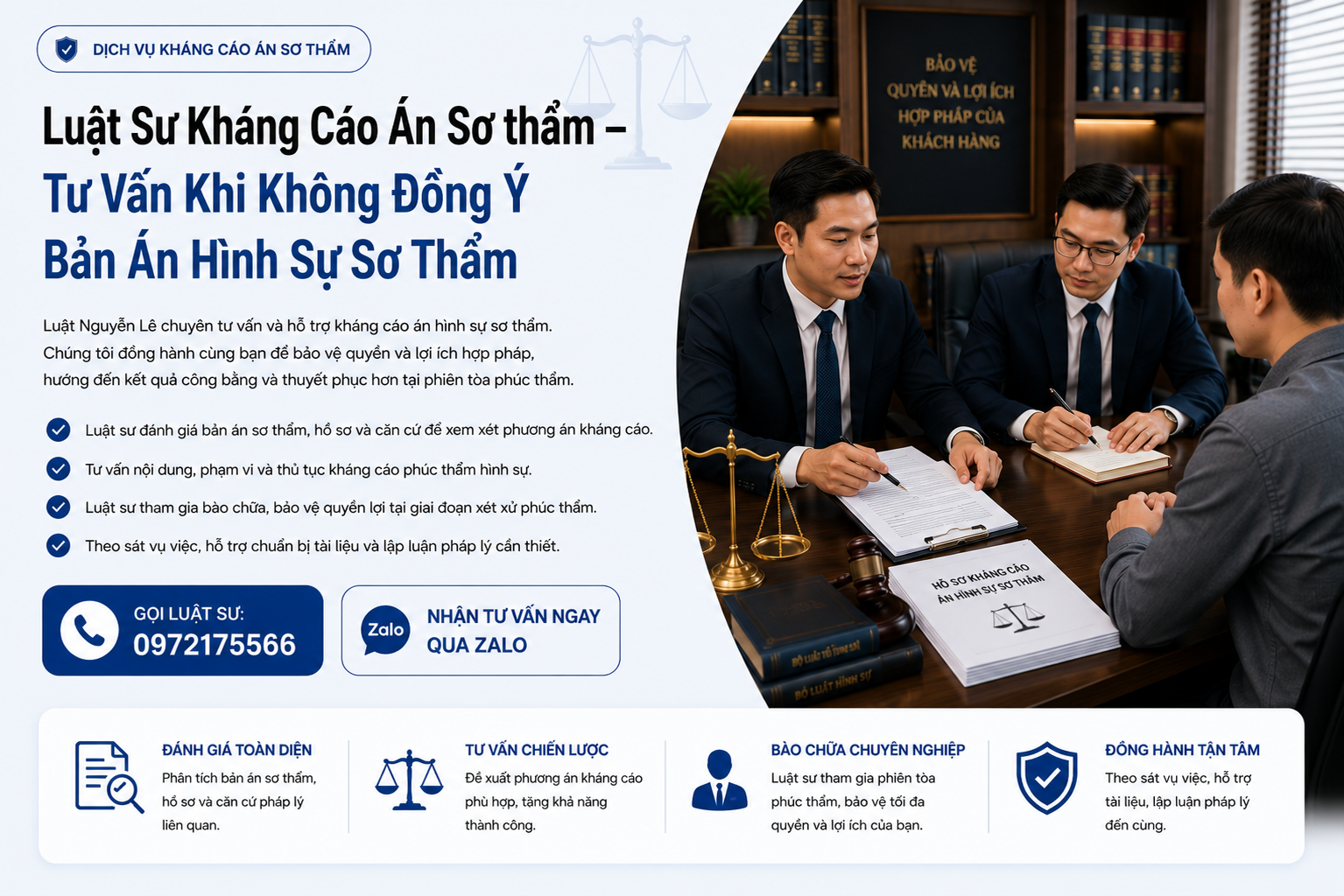 Bị Cáo, Bị Hại Không Đồng Ý Với Bản Án Hình Sự Sơ Thẩm? Luật Sư Hỗ Trợ Kháng Cáo Ngay