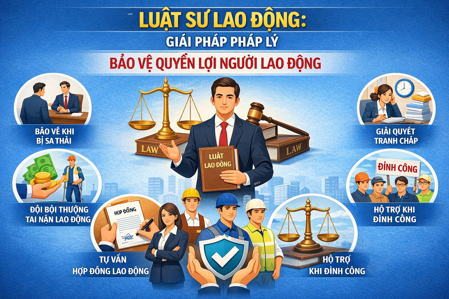 Luật sư Chuyên giải quyết Lao động