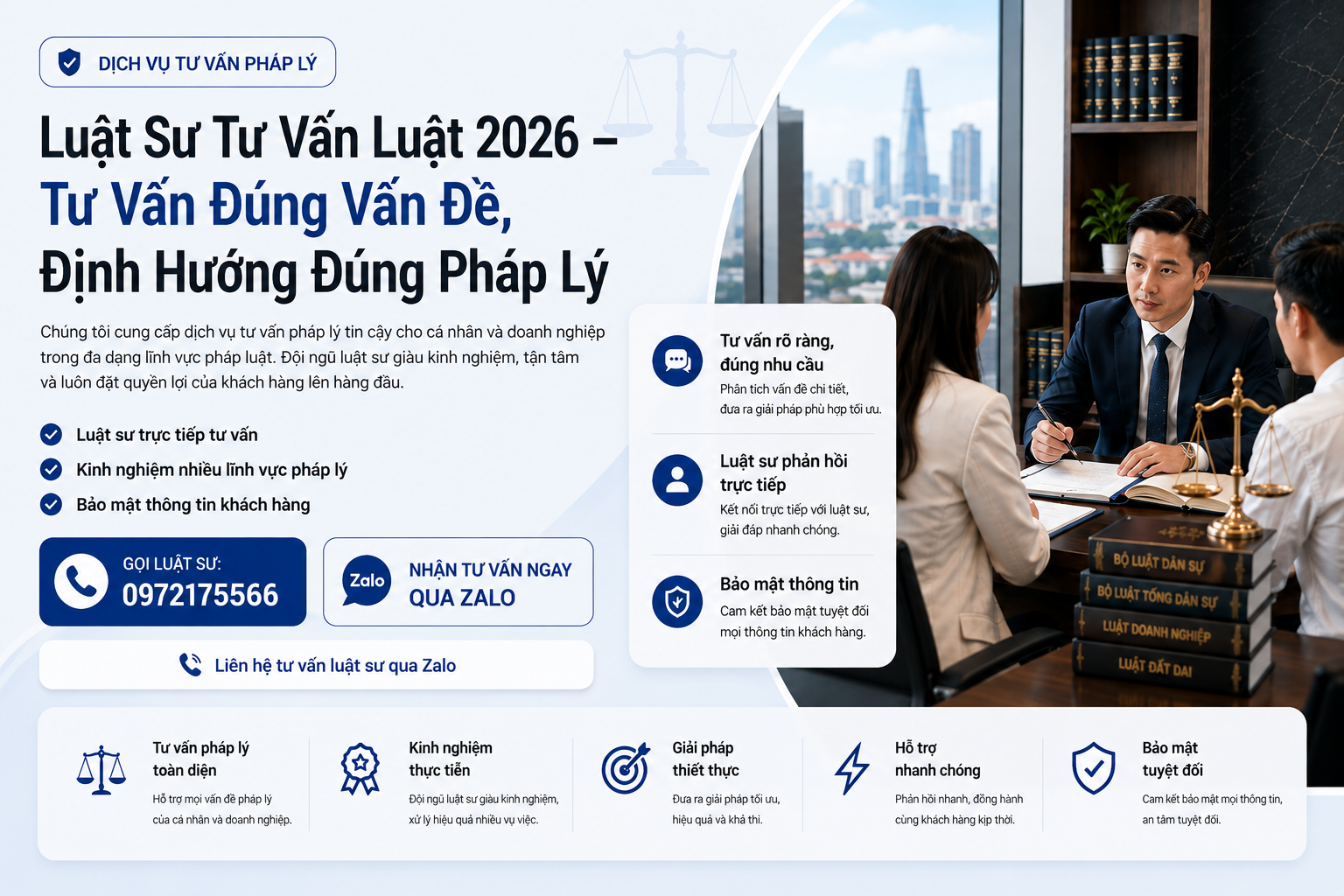 Luật Sư Tư Vấn Luật 2026 – Hỗ Trợ Giải Đáp Và Định Hướng Pháp Lý